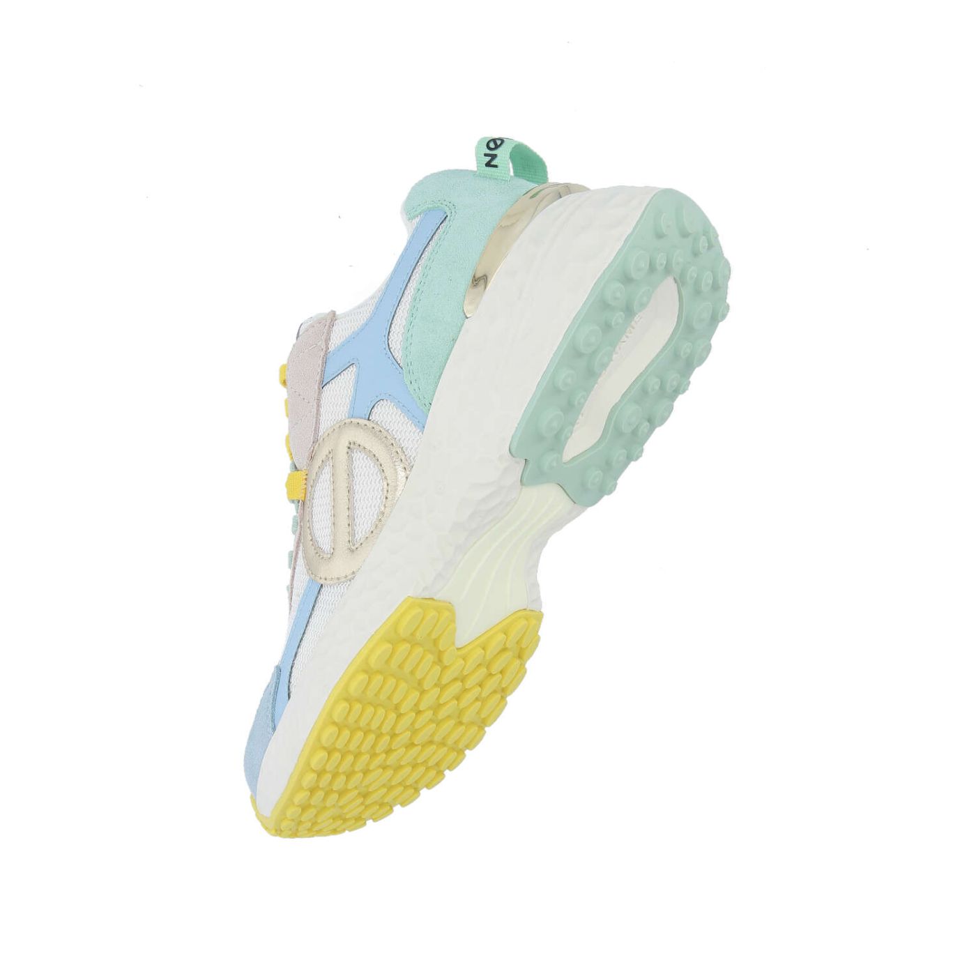 CARTER 2.0 RUNNER W - KNIT/SDE/SDE - BLANC CASSE/BLEU SICILIEN/VERT